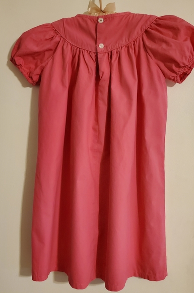 Classic Puffed Sleeve Cotton Dress - size 5 - Picture 2 of 6